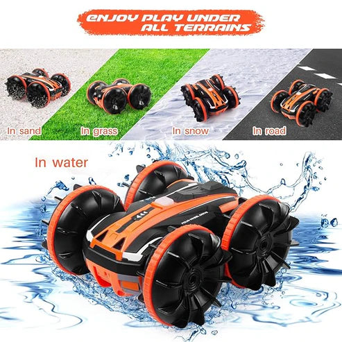 Amphibious Stunt Car Toy