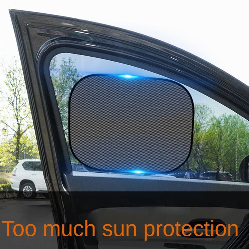 Car Sunshade with Electrostatic Heat Barrier