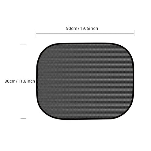 Car Sunshade with Electrostatic Heat Barrier