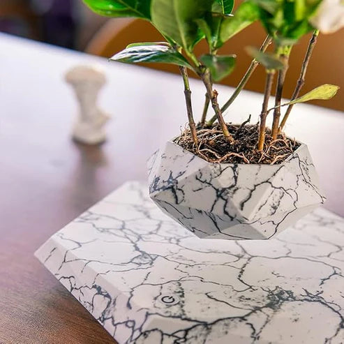 Levitating Magnetic Floating Marble Planter