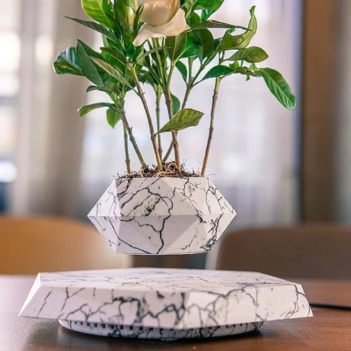 Levitating Magnetic Floating Marble Planter