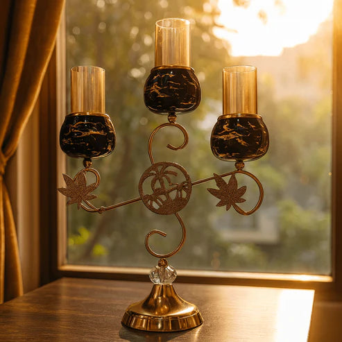 Luxury 3-Head Candle Holder