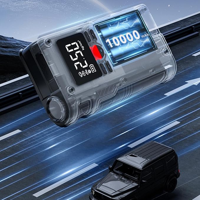 Portable Car Jump Starter with Digital Display