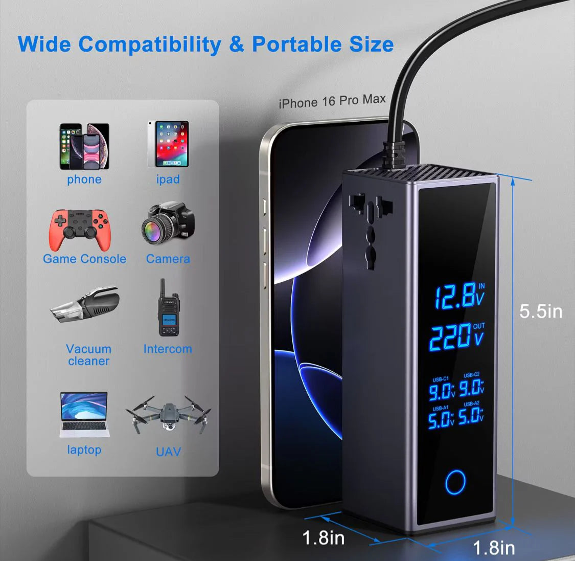 Portable Vehicle Power Converter
